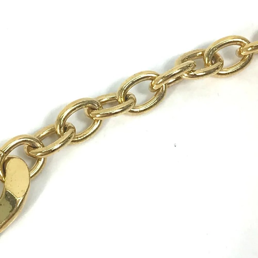 Christian Dior Danseuse Etoile Danseuse Etoile Choker Chain Necklace Metal Gold - Picture 4 of 8